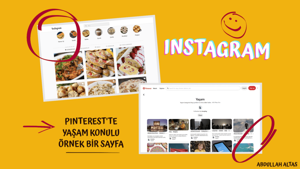 Abdullah Altas İnstagram ve Pinterest Populer Sayfaları